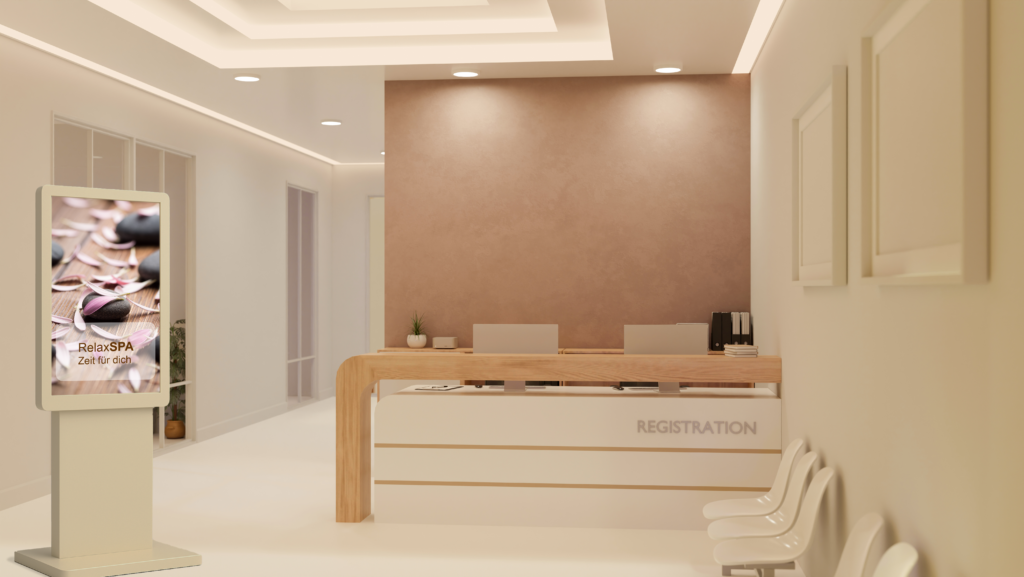 SPA_Lobby_mit DigitalSignage